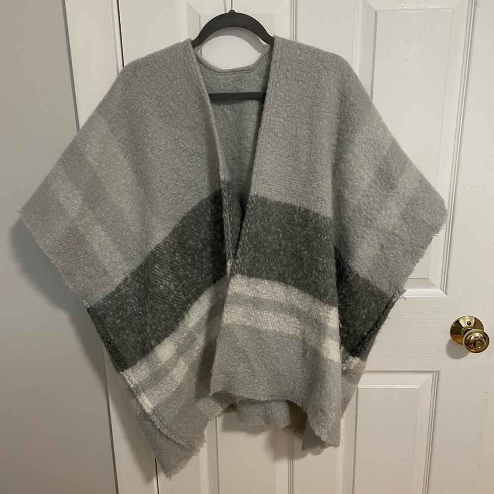 Fleece Sweater Vest Shawl